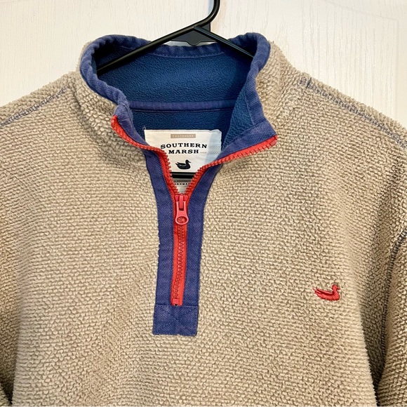 Southern marsh, men’s Zippered pull over, medium - Picture 3 of 3